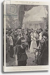 Постер Хаенен Фредерик де The Coronation of the Czar, Arrival of the Czar and Czarina with their Infant Daughter, the Grand Duchess Olga, at Moscow