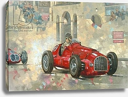Постер Миллер Питер (совр) Whitehead's Ferrari passing the pavillion, Jersey