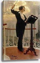 Постер Репин Илья Portrait of the Russian Composer Anton Grigoryevich Rubinstein 1915 1
