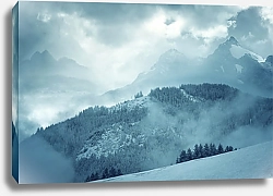 Постер Горы в снегу