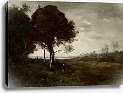 Постер Коро Жан (Jean-Baptiste Corot) Landscape 12