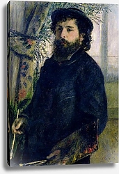 Постер Ренуар Пьер (Pierre-Auguste Renoir) Portrait of Claude Monet 1875