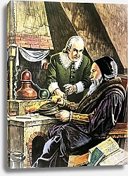 Постер Пэйн Роджер Alchemist and his assistant