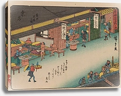 Постер Утагава Хирошиге (яп) Tokaido gojusantsugi, Pl.43