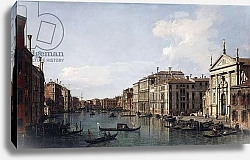 Постер Каналетто (Giovanni Antonio Canal) The Grand Canal, Venice, looking South-East from San Stae to the Fabbriche Nuove di Rialto,
