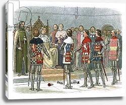 Постер Дойл Джеймс Arundel, Gloucester, Nottingham, Derby, and Warwick before king Richard II