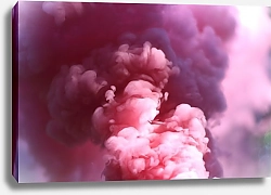 Постер Розовый дым