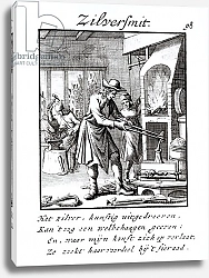 Постер Школа: Голландская 18в. The Silversmith, 1718