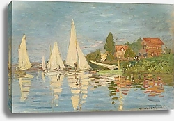 Постер Моне Клод (Claude Monet) Регата в Аргентеле