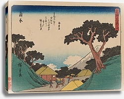 Постер Утагава Хирошиге (яп) Tokaido gojusantsugi, Pl.16