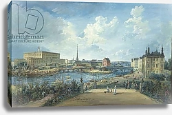 Постер Мартин Элиас View of Stockholm from the Fersen Terrace with the Palace Makalos