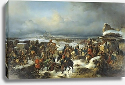Постер Коцебу Александр Взятие крепости Кольберг. 1852