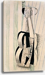 Постер Грис Хуан Violin Hanging on a Wall
