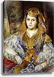 Постер Ренуар Пьер (Pierre-Auguste Renoir) Mme. Clementine Stora in Algerian Dress, or Algerian Woman, 1870