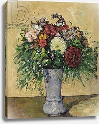 Постер Сезанн Поль (Paul Cezanne) Bouquet of Flowers in a Vase, c.1877