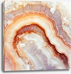 Постер Geode of orange agate stone 3