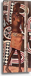Постер Яковлев Александр Molende, la Mangbetou, from Dessins et Peintures d'Afrique, executes au cours de l'expedition Citroen Centre Afrique, deuxieme mission Haardt Audouin-Dubreuil,  pub. Paris, 1927