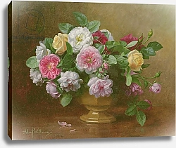 Постер Уильямс Альберт (совр) AB/119/2 A bowl of roses