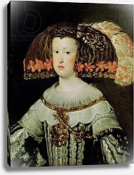 Постер Веласкес Диего (DiegoVelazquez) Portrait of Queen Maria Anna of Spain
