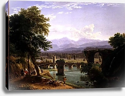 Постер Жеа Мост над рекой Нера