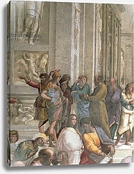 Постер Рафаэль (Raphael Santi) School of Athens, from the Stanza della Segnatura, 1510-11 2