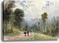 Постер Поленов Василий Forest Pathway, 1874