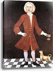 Постер Школа: Америка (18 в) Portrait of Jonathan Bentham, c.1725