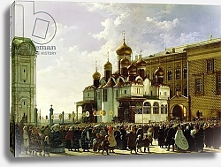 Постер Бодри Карл Easter procession at the Maria Annunciation Cathedral in Moscow, 1860