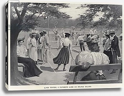 Постер Школа: Американская (19 в) Lawn Tennis, a Favorite Game on Staten Island