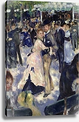 Постер Ренуар Пьер (Pierre-Auguste Renoir) Le Moulin de la Galette, detail of the dancers, 1876