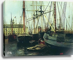 Постер Боголюбов Алексей Антверпен. 1854