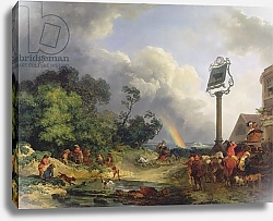 Постер Лютербург Филип The Rainbow, 1784