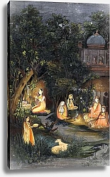 Постер Школа: Индийская 18в Nocturnal Worship and Feasting, c.1770