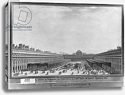 Постер Леспинасс Луи Garden of the Palais Royal, 1785