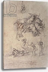 Постер Микеланджело (Michelangelo Buonarroti) The Fall of Phaethon, 1533