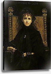 Постер Делауни Жюль Portrait of Madame Georges Bizet 1878