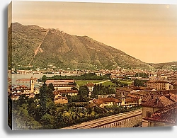 Постер Италия. Вид города Комо