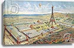 Постер Школа: Французская General View of the Universal Exhibition, Paris, 1889
