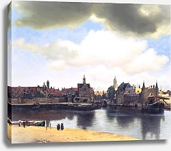 Постер Вермеер Ян (Jan Vermeer) Вид Делфта
