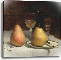 Постер Гиффорд Сэнфорд Two Pears on a Tabletop