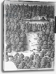 Постер Холлар Вецеслаус (грав) Boscobel House and Park, 1651