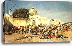 Постер Уикс Эдвин Market Scene at Mogador, 1881