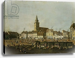 Постер Фешхельм Карл Ф. View of the Neue Markt with St. Mary's Church, Berlin, c.1770