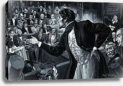 Постер Рейнер Поль Benjamin Disraeli during his maiden speech to Parliament