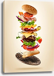 Постер Летающий гамбургер