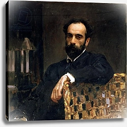 Постер Серов Валентин Portrait of the artist Isaak Ilyich Levitan, 1893