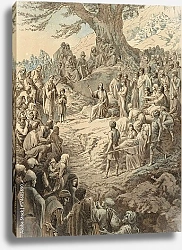 Постер Проповедь на горе, Иисус Христос