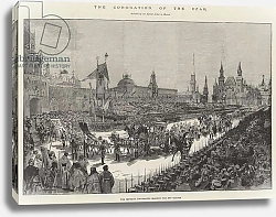 Постер Хаенен Фредерик де The Coronation of the Czar, the Imperial Procession crossing the Red Square