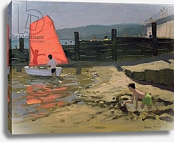 Постер Макара Эндрю (совр) Red Sail, Isle of Wight