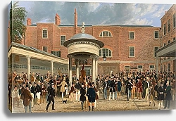Постер Поллард Джеймс Epsom Races- Settling Day at Tattersalls 1834